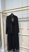 ORHAN 2793 İÇ ELBİSELİ FİLE DETAY ABAYA TAKIM