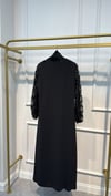 ORHAN 2853 İÇ ELBİSELİ YAPRAK DESEN ABAYA 