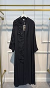 ORHAN 2884 GÜPÜR DETAY İÇ ELBİSELİ TASARIM ABAYA