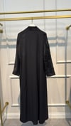 ORHAN 2884 GÜPÜR DETAY İÇ ELBİSELİ TASARIM ABAYA