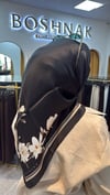 SİSLEY 2036002 SURA İPEK EŞARP SİYAH