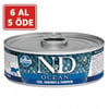 N&D Ocean Morina Balığı Karides Balkabağı Yavru Kedi Konservesi 6X70 gr