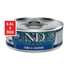 N&D Ocean Ton Balıklı Somonlu Tahılsız Yetişkin Kedi Konservesi 6X70gr