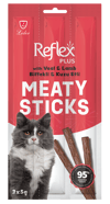 REFLEX Meaty Sticks / Biftekli ve Kuzu Etli Çubuk 3X5gr