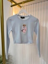 Bear blue top