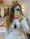 Blue bear top
