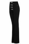 Gaia Flare Jeans Siyah Silver