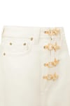 Gaia Jeans  Gold White