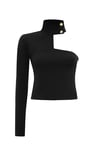Ruby Top Black