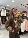 Leoparlı Sweat