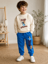 3 iplik %100 pamuk erkek çocuk Bluey takım