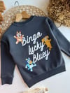 3 iplik %100 pamuk erkek çocuk Bluey takım