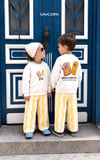 3 iplik %100 pamuk unisex bread butter takım