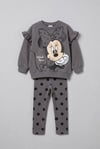 3 iplik Kız çocuk MINNIE taytlı  takım