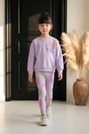 3 iplik kız çocuk taytlı BLOOM takım