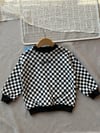 3 iplik Laciel unisex damalı  sweatshirt