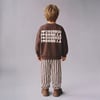 3 iplik Laciel unisex kahverengi  sweatshirt