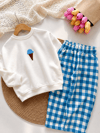 3 iplik Laciel unisex süzene dondurma takım
