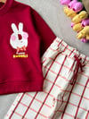 3iplik kız çocuk happy bunnies takım