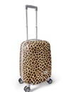 Coral High Kahverengi Leopar Desenli PC Kabin Boy Valiz (50cm) 16841