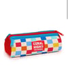 Coral High Kids Dama Desenli Üç Bölmeli Kalem Çantası 31025