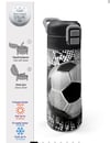 Coral High Kids Futbol Desenli Pipetli ve Direkt İçim Çelik Termos 500 ml 31816