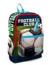 Coral High Kids Lacivert Futbol Desenli Dört Bölmeli Okul Sırt Çantası 23779