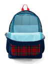 Coral High Kids Lacivert Kırmızı Kurdele Desenli Okul Sırt Çantası 33207