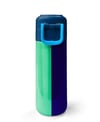 Coral High Kids Lacivert Mavi Çizgili Pipetli ve Direkt İçim Çelik Termos 500 ml 31997