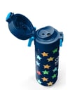 Coral High Kids Lacivert Renkli Yıldız Desenli Pipetli ve Direkt İçim Çelik Termos 500 ml 38109