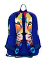 Coral High Kids Lacivert Saks Aslan Desenli Dört Bölmeli Okul Sırt Çantası 23741