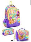 Coral High Kids Milka Dondurma Desenli 3'lü Okul Çanta Seti SET0133254