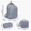 Coral High Kids Nefti Fosforlu Sarı Araba Desenli 3'lü Okul Çanta Seti SET0114406