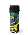 Coral High Kids Nefti Fosforlu Sarı Araba Desenli Pipetli ve Direkt İçim Çelik Termos 500 ml 31834