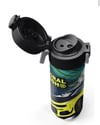 Coral High Kids Nefti Fosforlu Sarı Araba Desenli Pipetli ve Direkt İçim Çelik Termos 500 ml 31834
