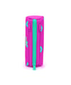 Coral High Kids Neon Pembe Su Yeşili Kalp Desenli Üç Bölmeli Kalem Çantası 22317