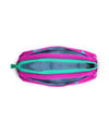 Coral High Kids Neon Pembe Su Yeşili Kalp Desenli Üç Bölmeli Kalem Çantası 22317