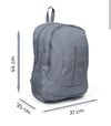 Coral High Kids Neon Pembe Su Yeşili Kalp Desenli Dört Bölmeli USB'li Okul Sırt Çantası 23277