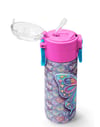 Coral High Kids Pastel Renkli Kelebek Desenli Pipetli ve Direkt İçim Çelik Termos 500 ml 38106