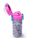 Coral High Kids Pastel Renkli Kelebek Desenli Pipetli ve Direkt İçim Çelik Termos 500 ml 38106