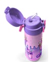 Coral High Kids Pembe Mor Milkshake Dondurma Desenli Pipetli ve Direkt İçim Çelik Termos 500 ml 31950