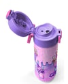 Coral High Kids Pembe Mor Milkshake Dondurma Desenli Pipetli ve Direkt İçim Çelik Termos 500 ml 31950