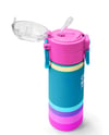 Coral High Kids Pembe Pastel Renkli Pipetli ve Direkt İçim Çelik Termos 500 ml 31960
