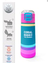 Coral High Kids Pembe Pastel Renkli Pipetli ve Direkt İçim Çelik Termos 500 ml 31960