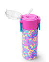 Coral High Kids Pembe Sarı Lavanta Kamuflaj Desenli Pipetli ve Direkt İçim Çelik Termos 500 ml 31801