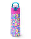 Coral High Kids Pembe Sarı Lavanta Kamuflaj Desenli Pipetli ve Direkt İçim Çelik Termos 500 ml 31801