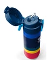 Coral High Kids Renkli Çizgi Desenli Pipetli ve Direkt İçim Çelik Termos 500 ml 38122