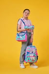 Coral High Kids Turkuaz Pembe Dondurmalı Kedi Desenli 3'lü Okul Çanta Seti SET0123751