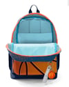 Coral High Kids Turuncu Lacivert Basketbol Desenli Okul Sırt Çantası 23766