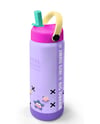 Coral High Mor Lila Desenli Katlanır Ağızlıklı Çelik Termos 650 ml 38350
